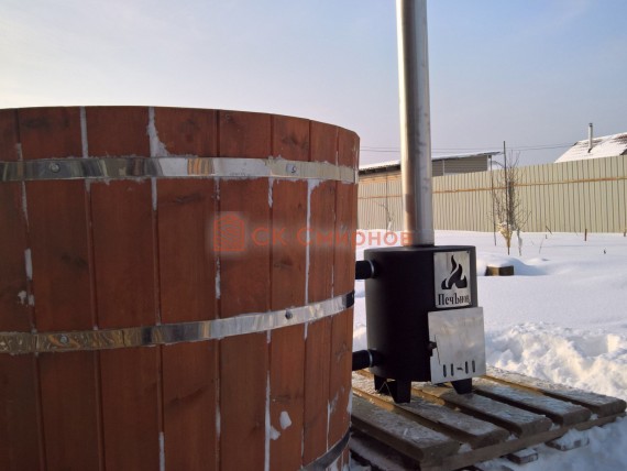 Купель на террасе