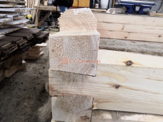 Сборка углов бани в ласточкин хвост