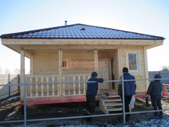 Ноябрь 2020 - баня из бруса №103