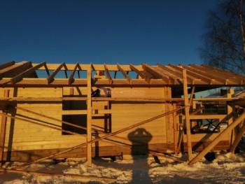 Фото №41: баня из бруса 118