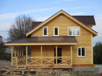 Фото №68: дом из бруса 64