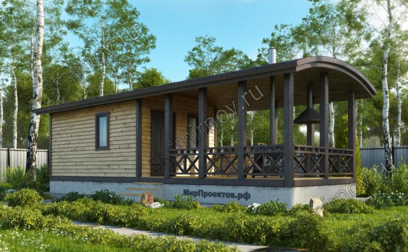 ВИП проект бани №70